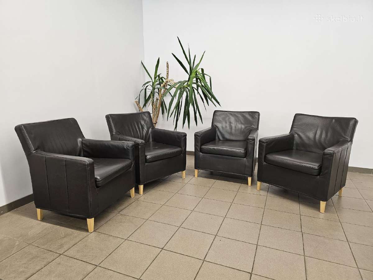 Natūralios odos foteliukai