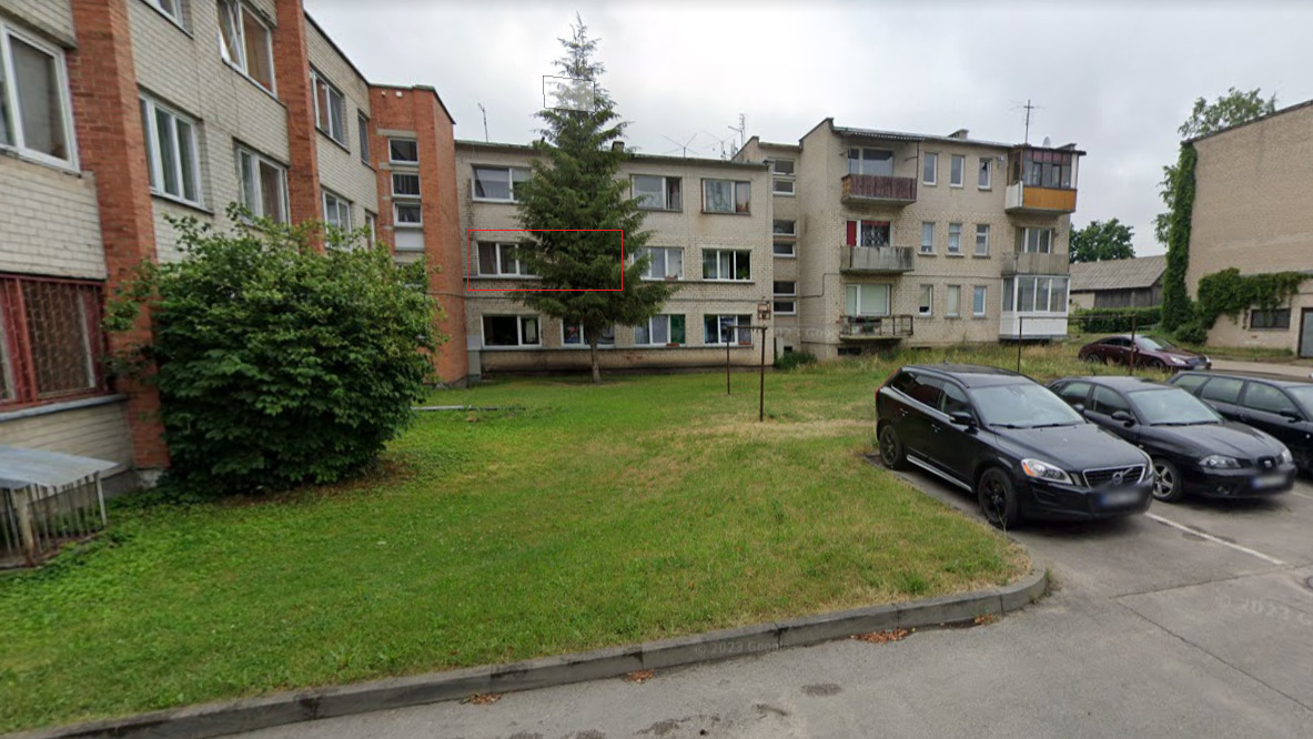 Parduodamas 2 kambarių butas su rūsiu Kužiuose, Šiaulių rajone