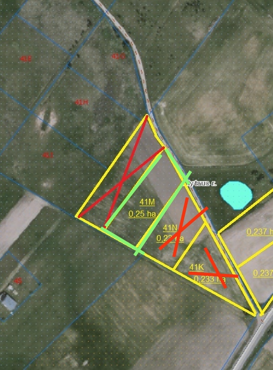 25 arų žemės sklypas šalia Alytaus