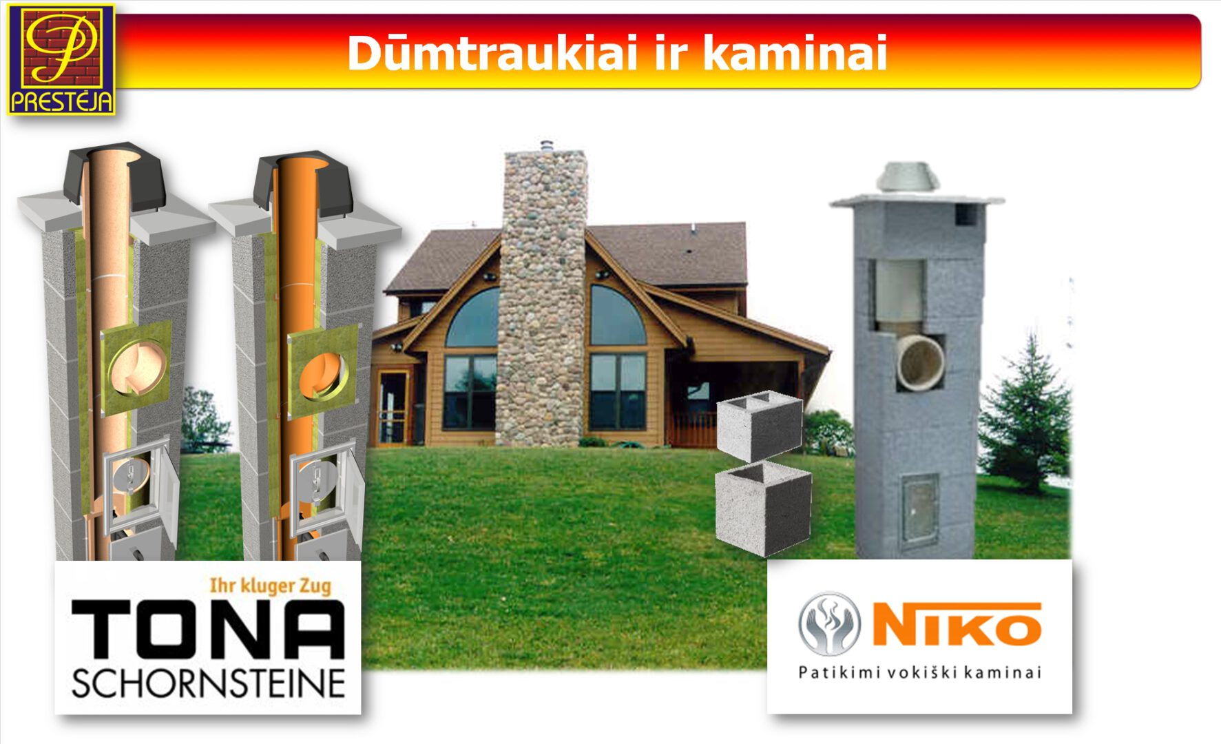 Statybinės apdailos medžiagos nuo pamatų iki stogo