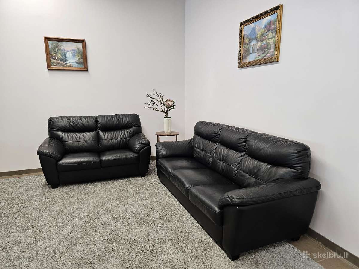 Natūralios odos komplektas