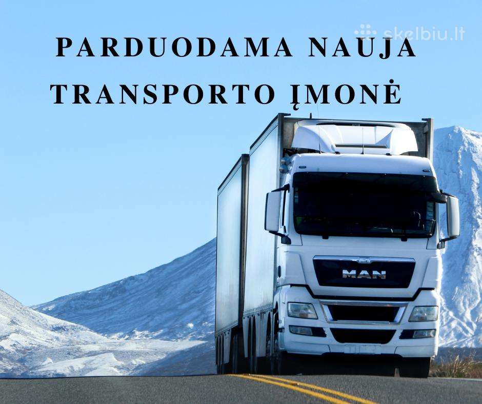 Parduodama Transporto įmonė su Transporto Licencija