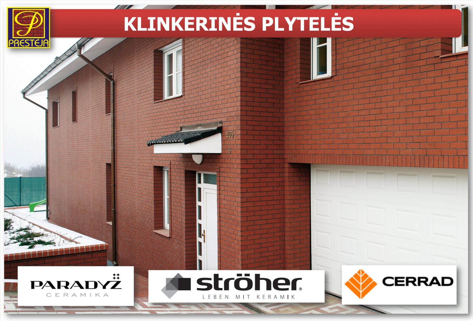 Statybinės apdailos medžiagos nuo pamatų iki stogo