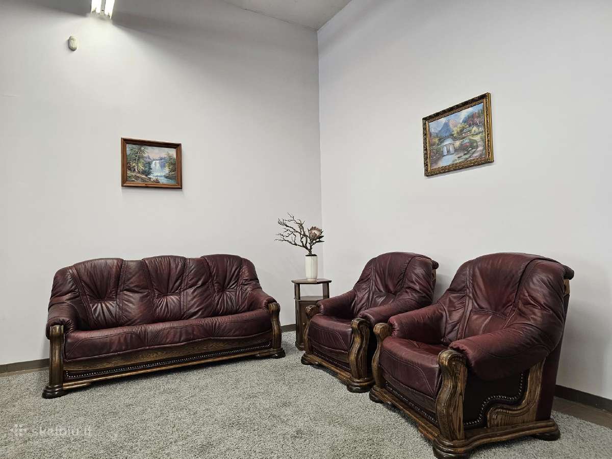 Natūralios odos komplektas