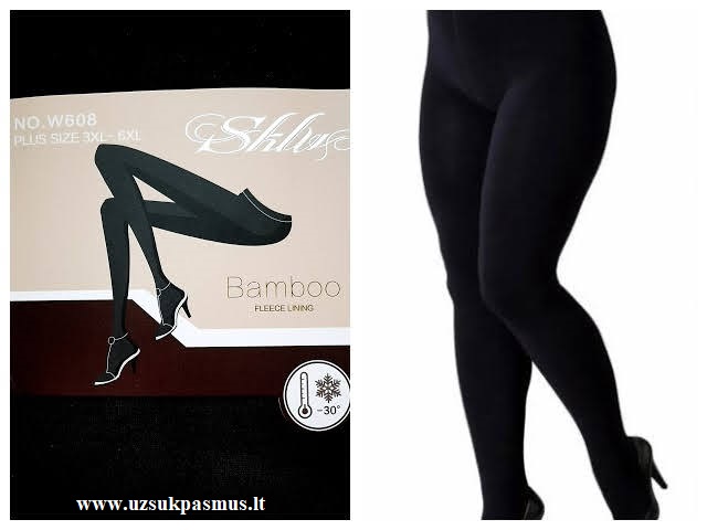 Termo pėdkelnės su kailiuku, pagamintos iš aukštos kokybės bambuko