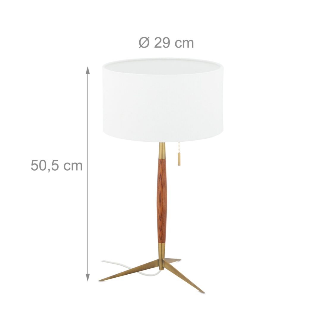 Stalinė lempa su patraukiamu jungikliu.