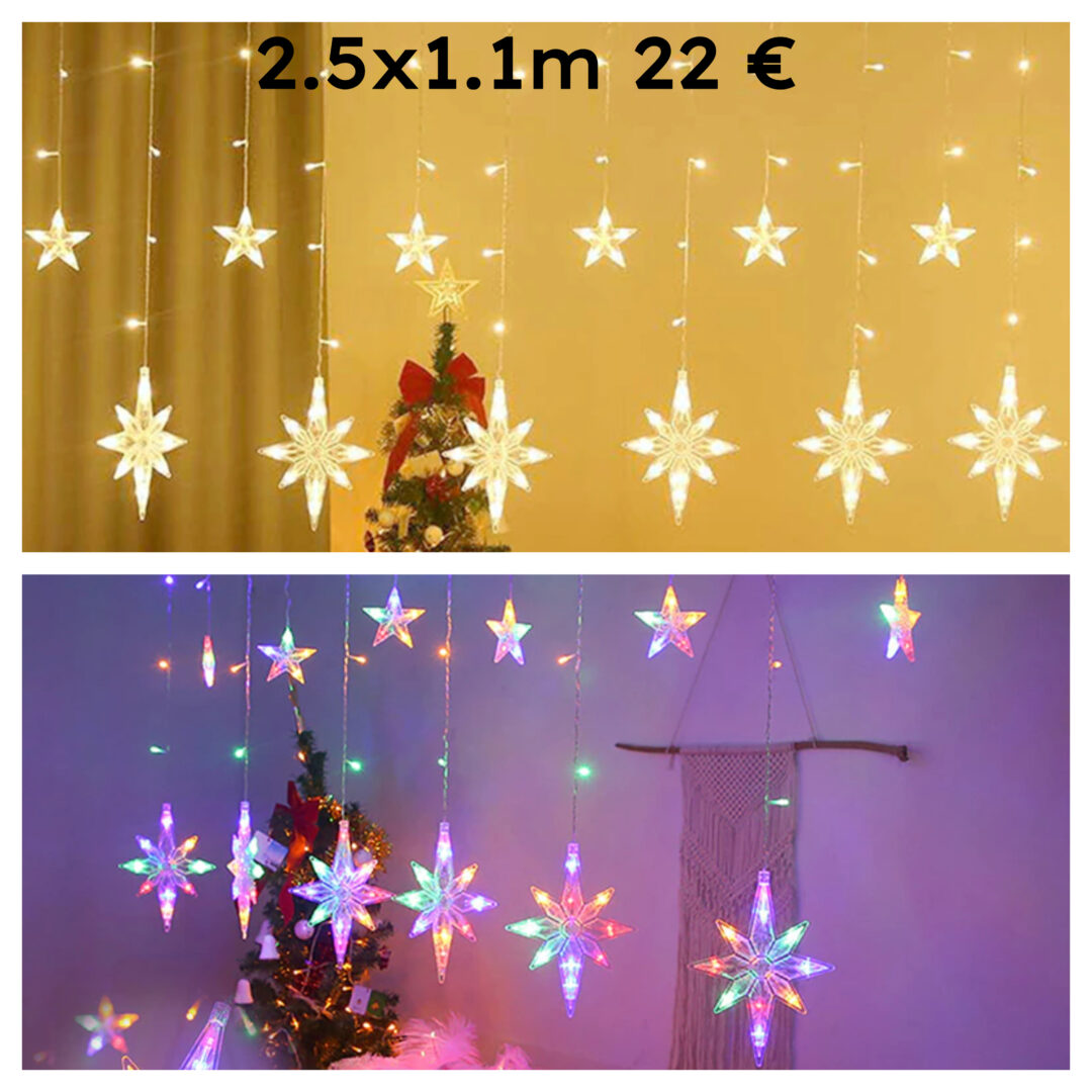 Kalėdinės LED lempučių girliandos