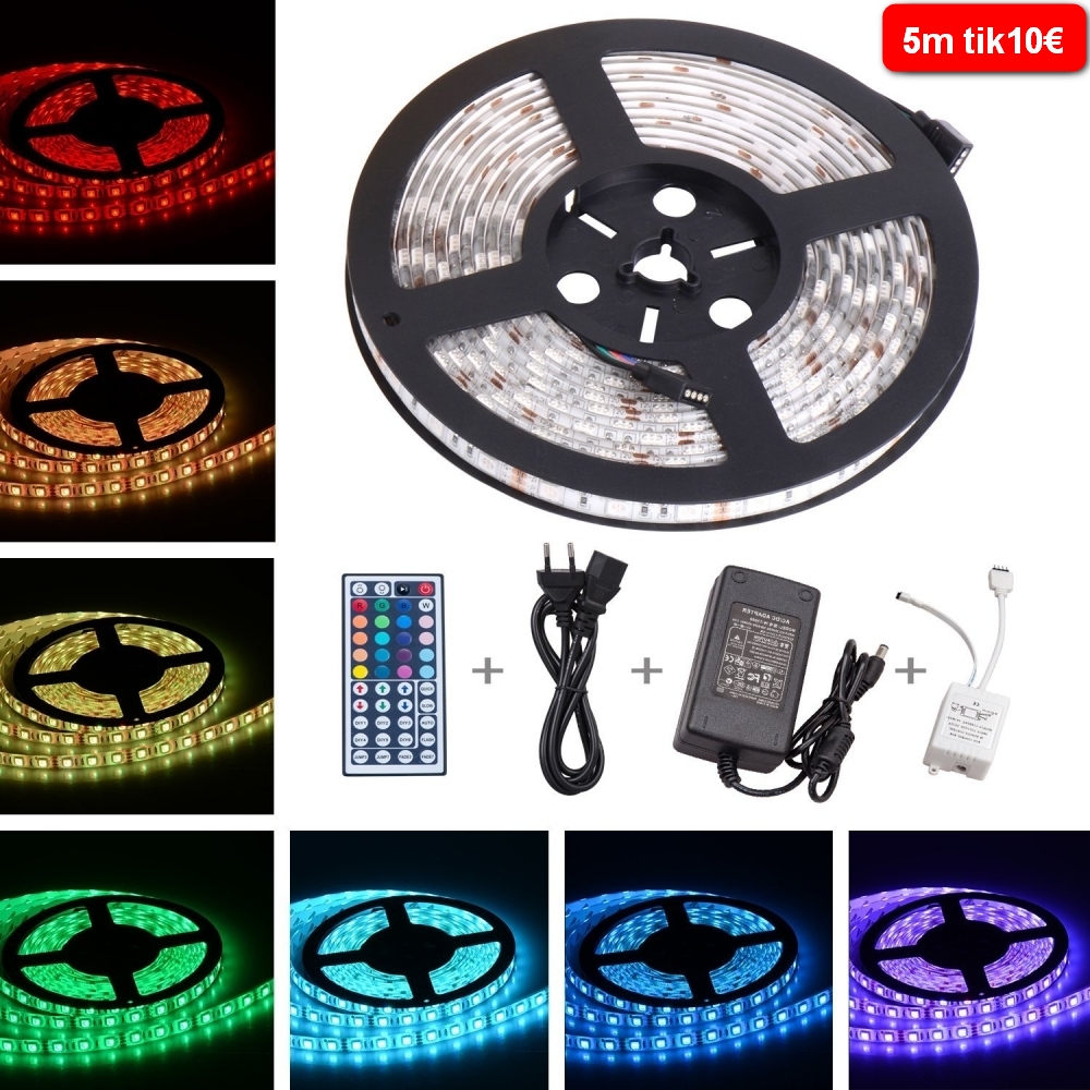 Kalėdinės LED lempučių girliandos