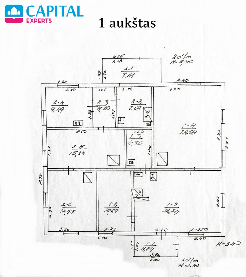 Parduodama 131 kv.m sodyba