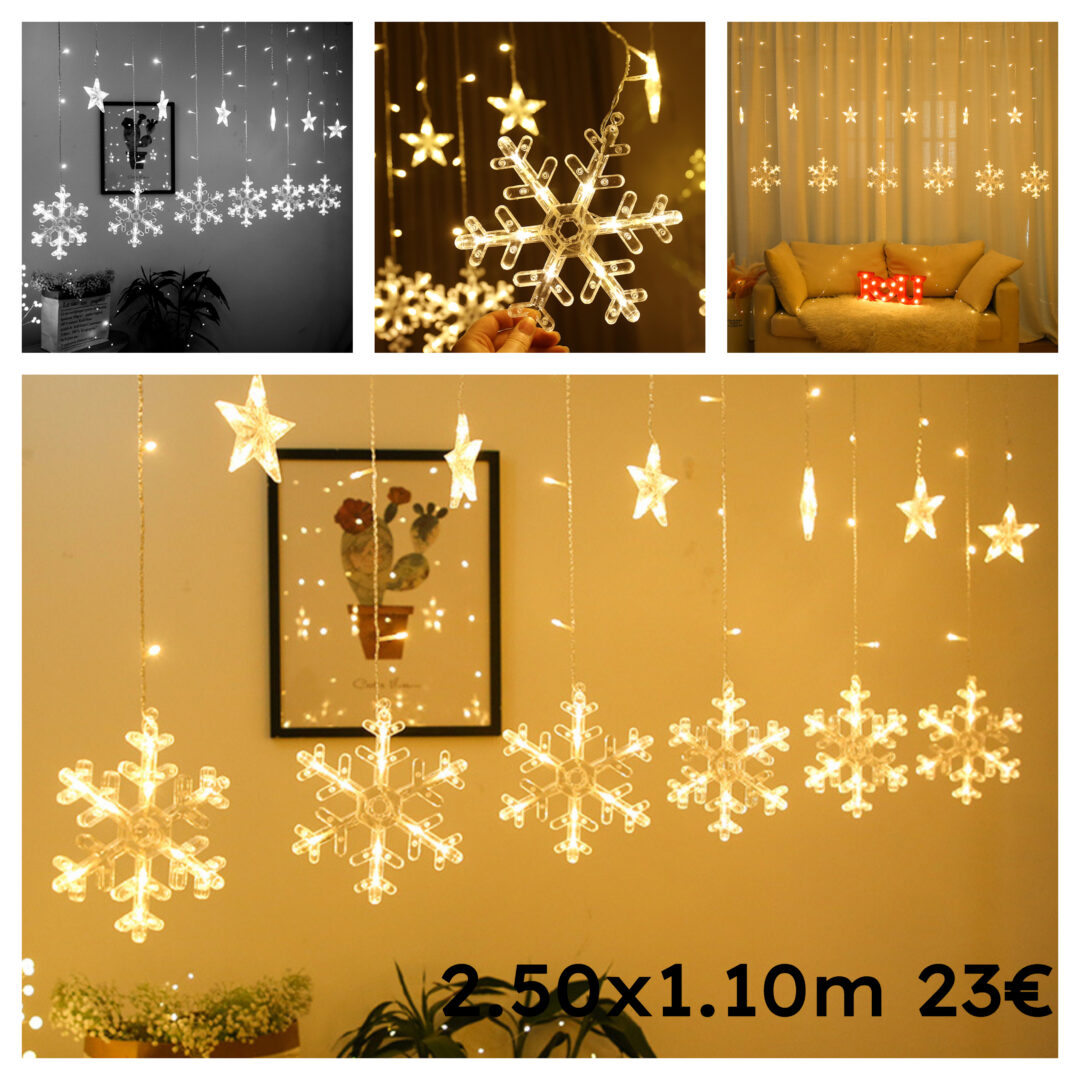 Kalėdinės LED lempučių girliandos