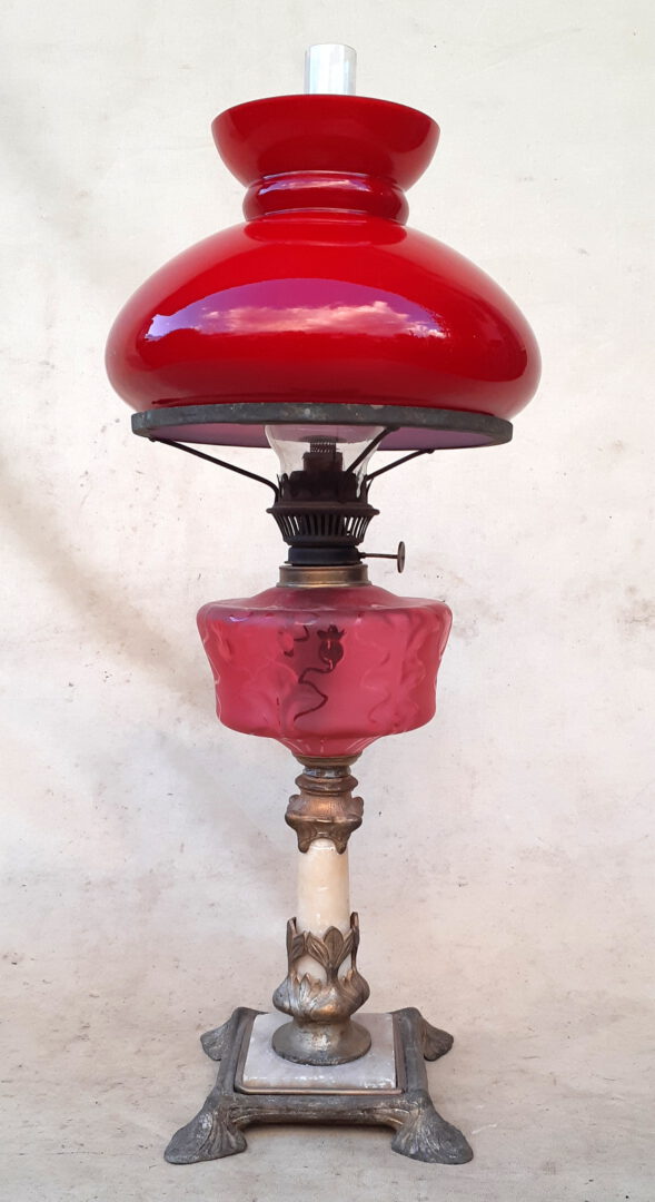 Nr.26) L. Prabangi antik.žibalinė Lempa veikianti