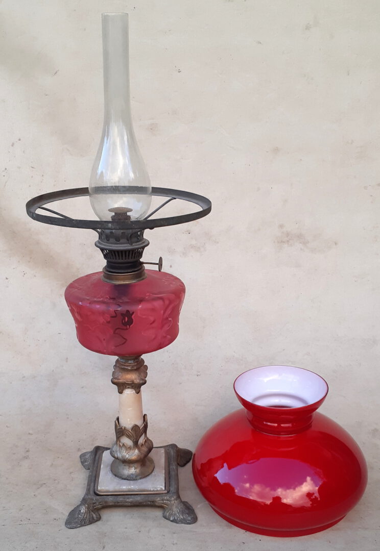 Nr.26) L. Prabangi antik.žibalinė Lempa veikianti