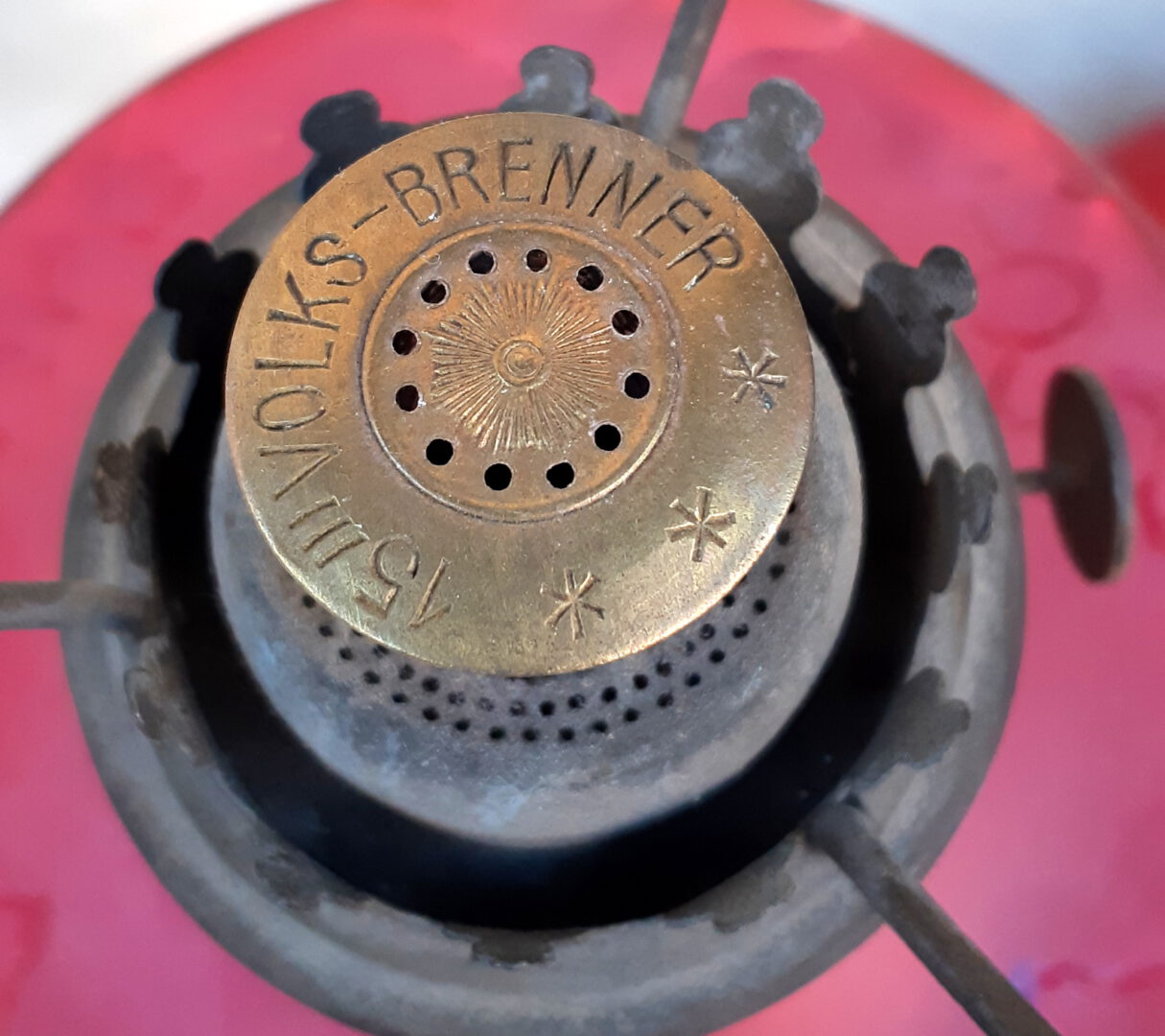 Nr.26) L. Prabangi antik.žibalinė Lempa veikianti