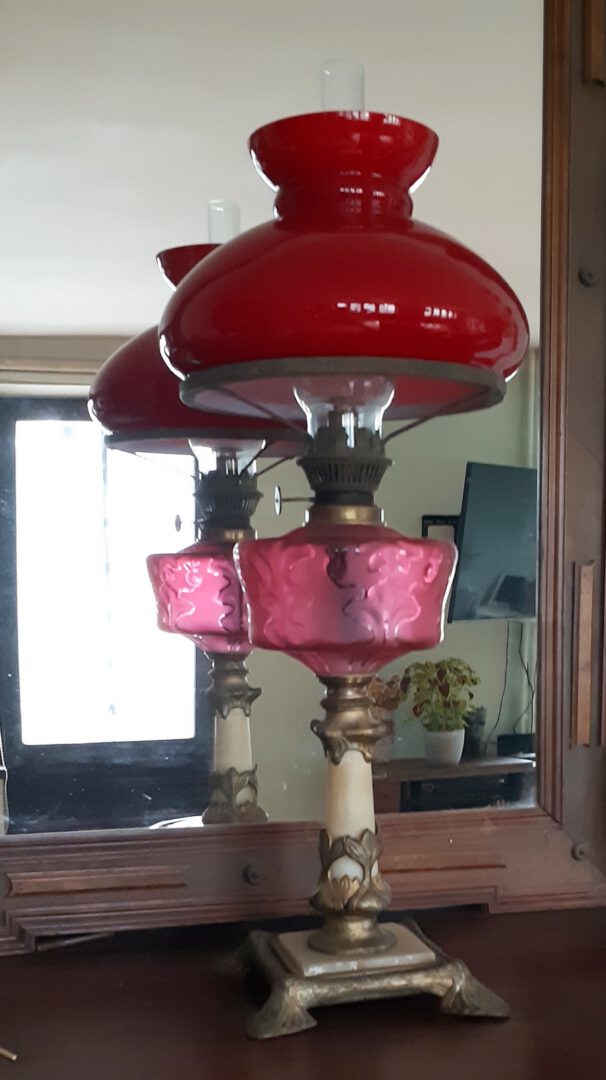 Nr.26) L. Prabangi antik.žibalinė Lempa veikianti