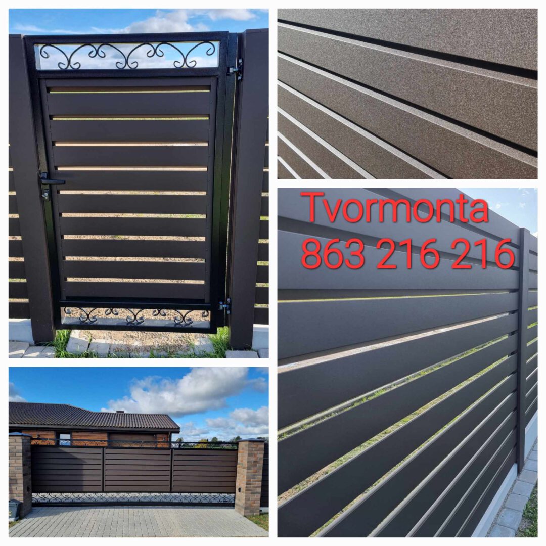 Tvorų įrengimas nuo pagrindų iki vartų