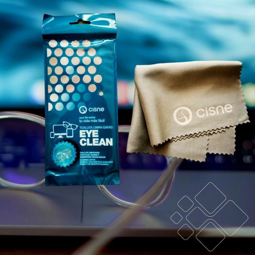 Mikropluošto servetelė EYE CLEAN, Cisne