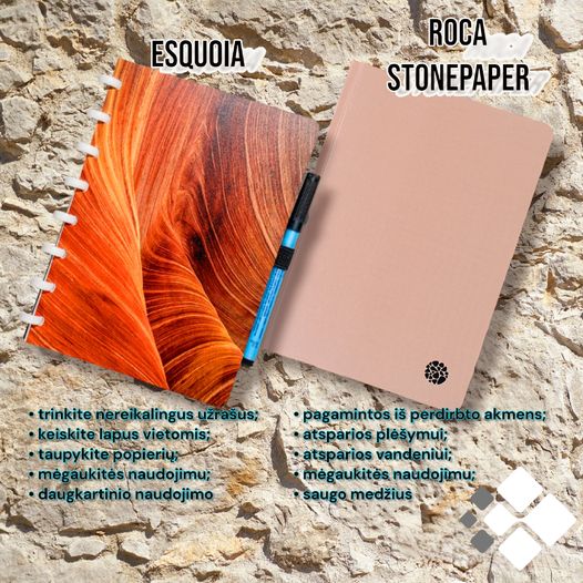 Gamtai draugiškos užrašinės