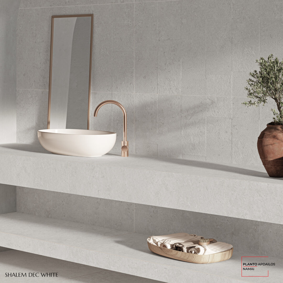 Akmens masės plytelės