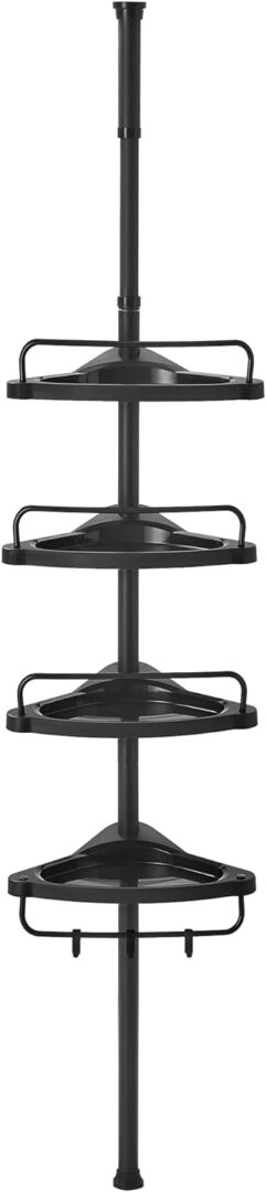 Reguliuojama kampinė lentyna, 85 – 305 cm.