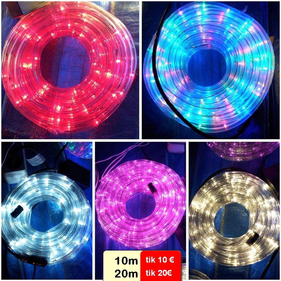 Kalėdinės LED lempučių girliandos