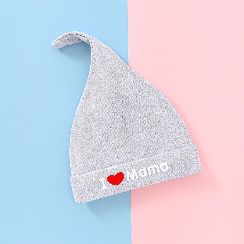 Pilka kepurė I Love Mama