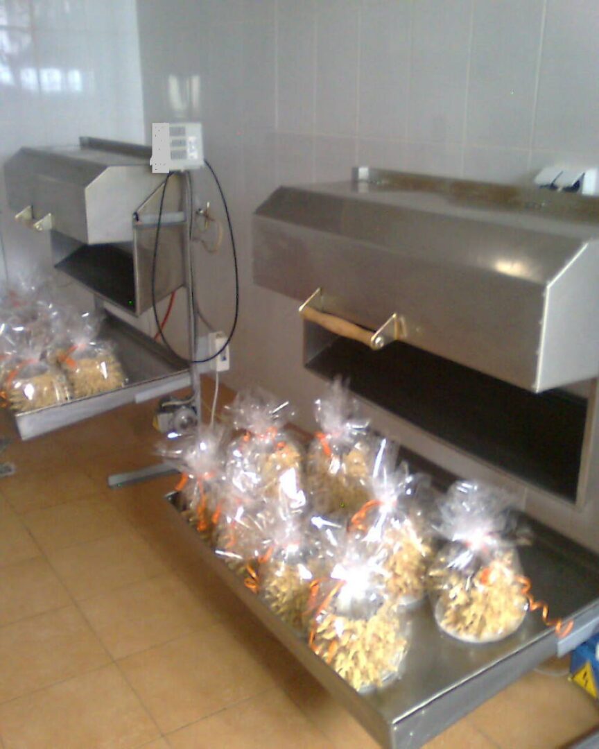 Šakočiu kepimo įranga