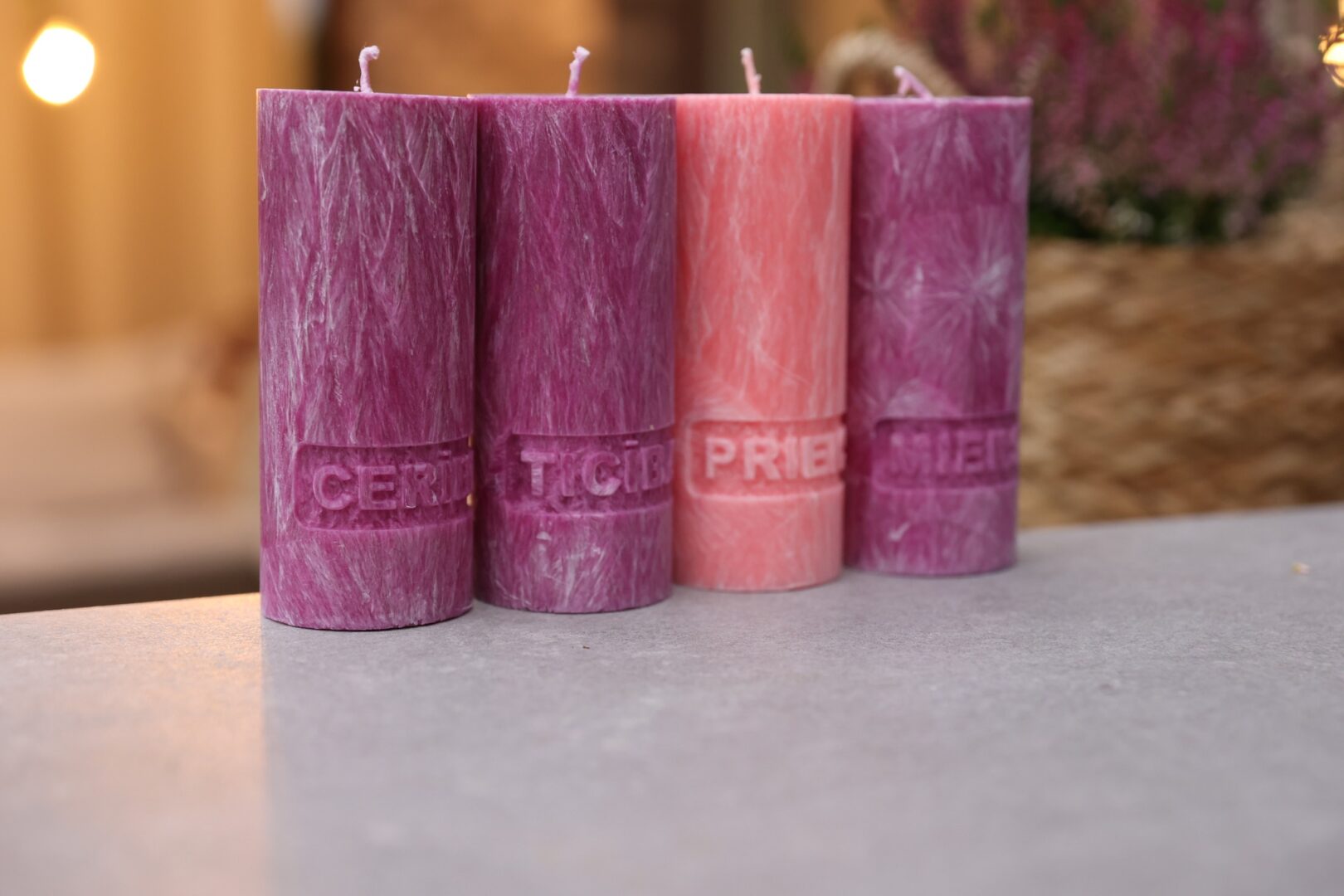 Advento žvakių rinkinys