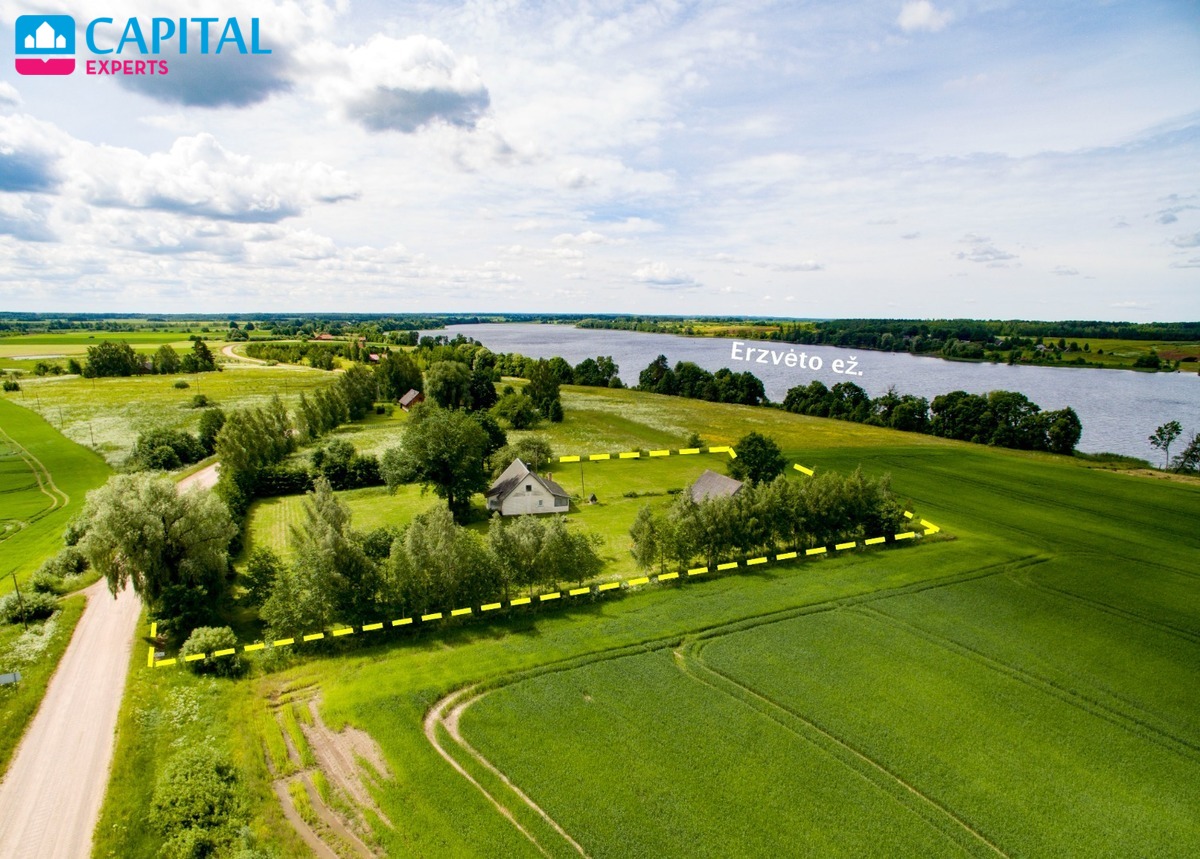 Parduodama sodyba greta Erzvėto ežero, Erzvėto k., Ignalinos raj.