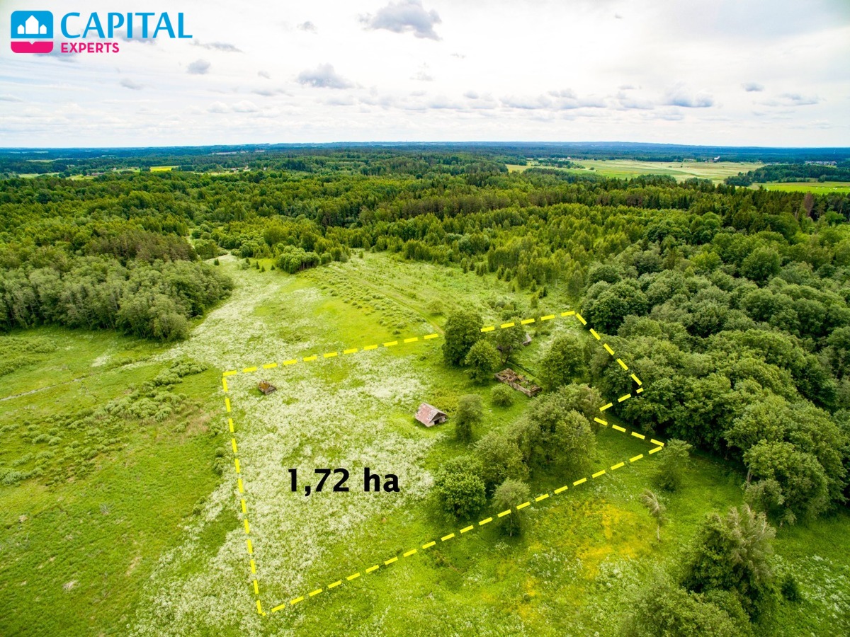 Parduodama 1,72 ha sodyba prie miško Jurgėnų kaime, Ignalinos raj.