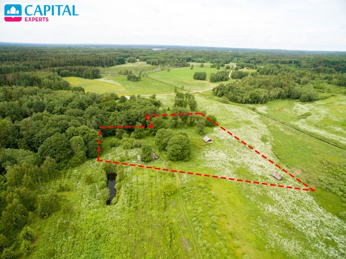 Parduodama 1,72 ha sodyba prie miško Jurgėnų kaime, Ignalinos raj.