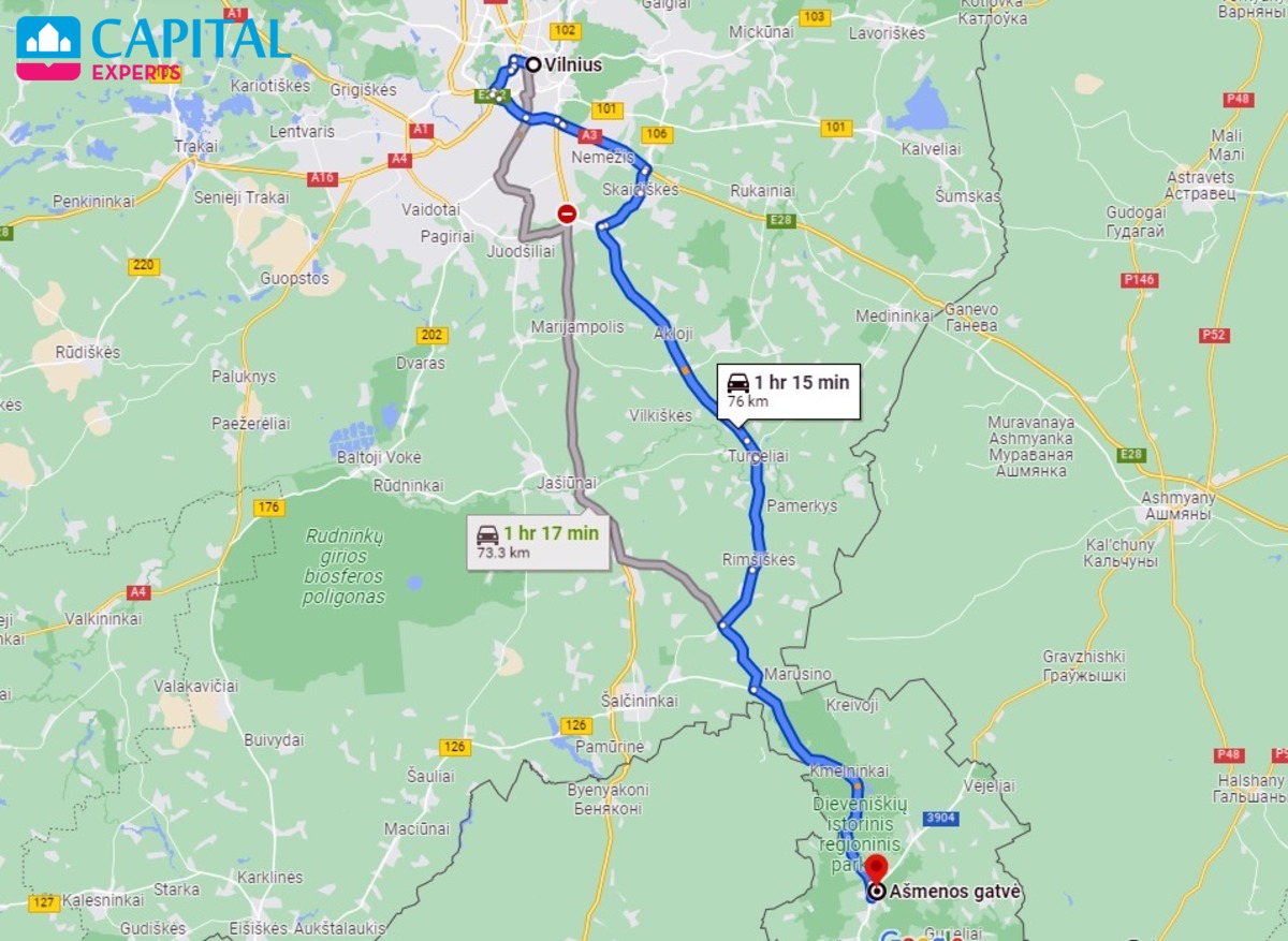 Parduodamas namas ir 18 a sklypas Dieveniškėse, Šalčininkų raj.