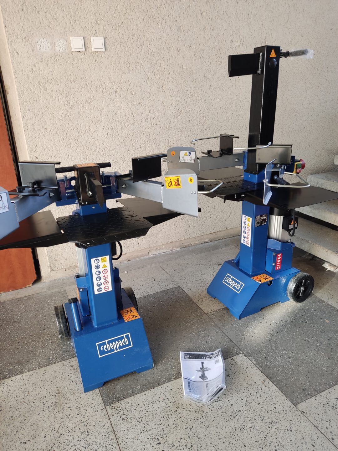 Hidraulinės malkų skaldyklės Vokietijos gamintojo Scheppach