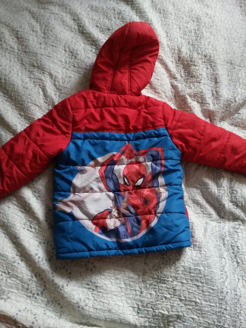 Striukė 4-5 m. vaikams žmogus – voras, naudota