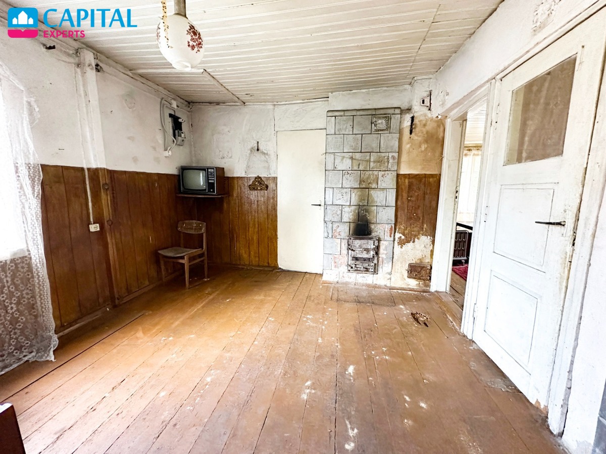 Parduodamas 64,40 kv.m. namas su 16,10 a namų valdos sklypu Kamajų mstl., Rokiškio raj.