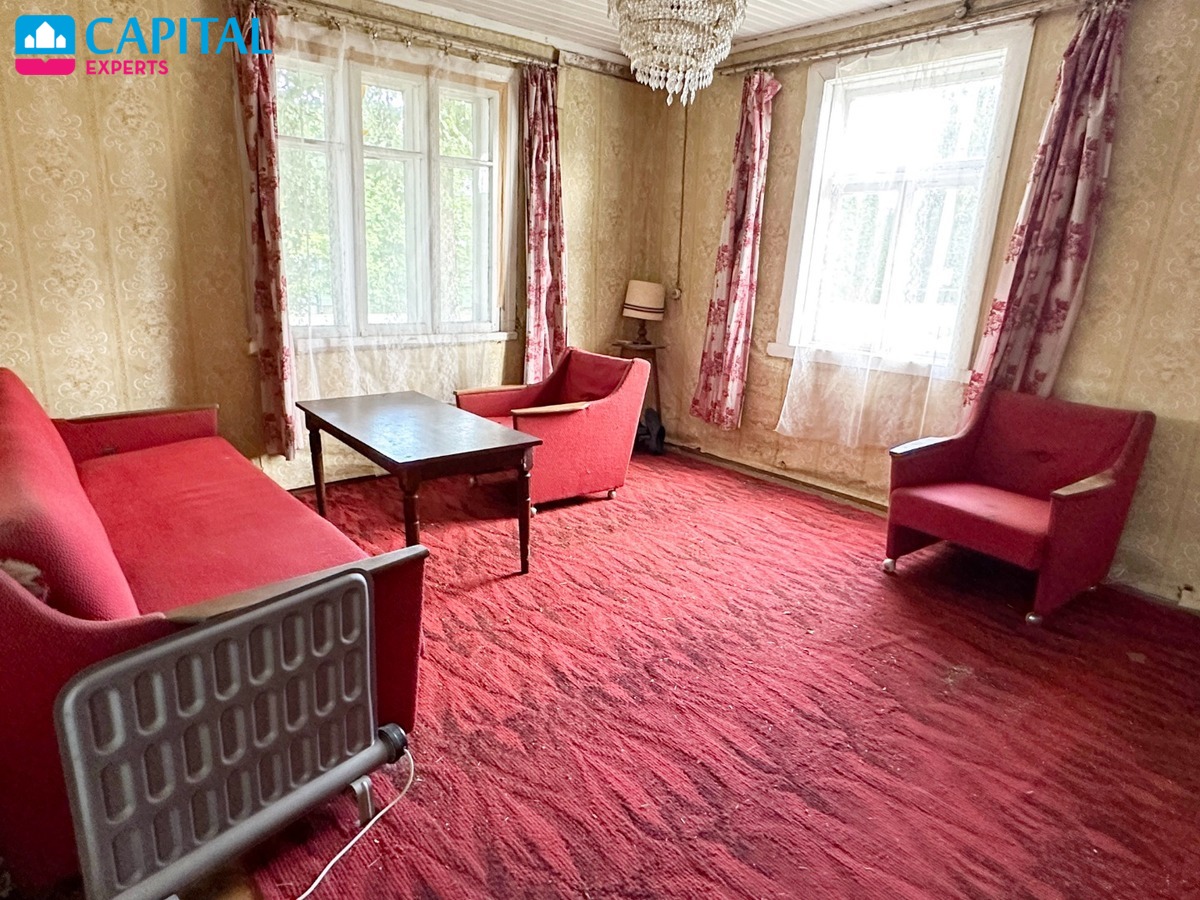 Parduodamas 64,40 kv.m. namas su 16,10 a namų valdos sklypu Kamajų mstl., Rokiškio raj.