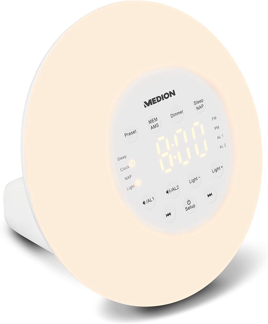 MEDION P66080 Šviečiantis Radijo Žadintuvas