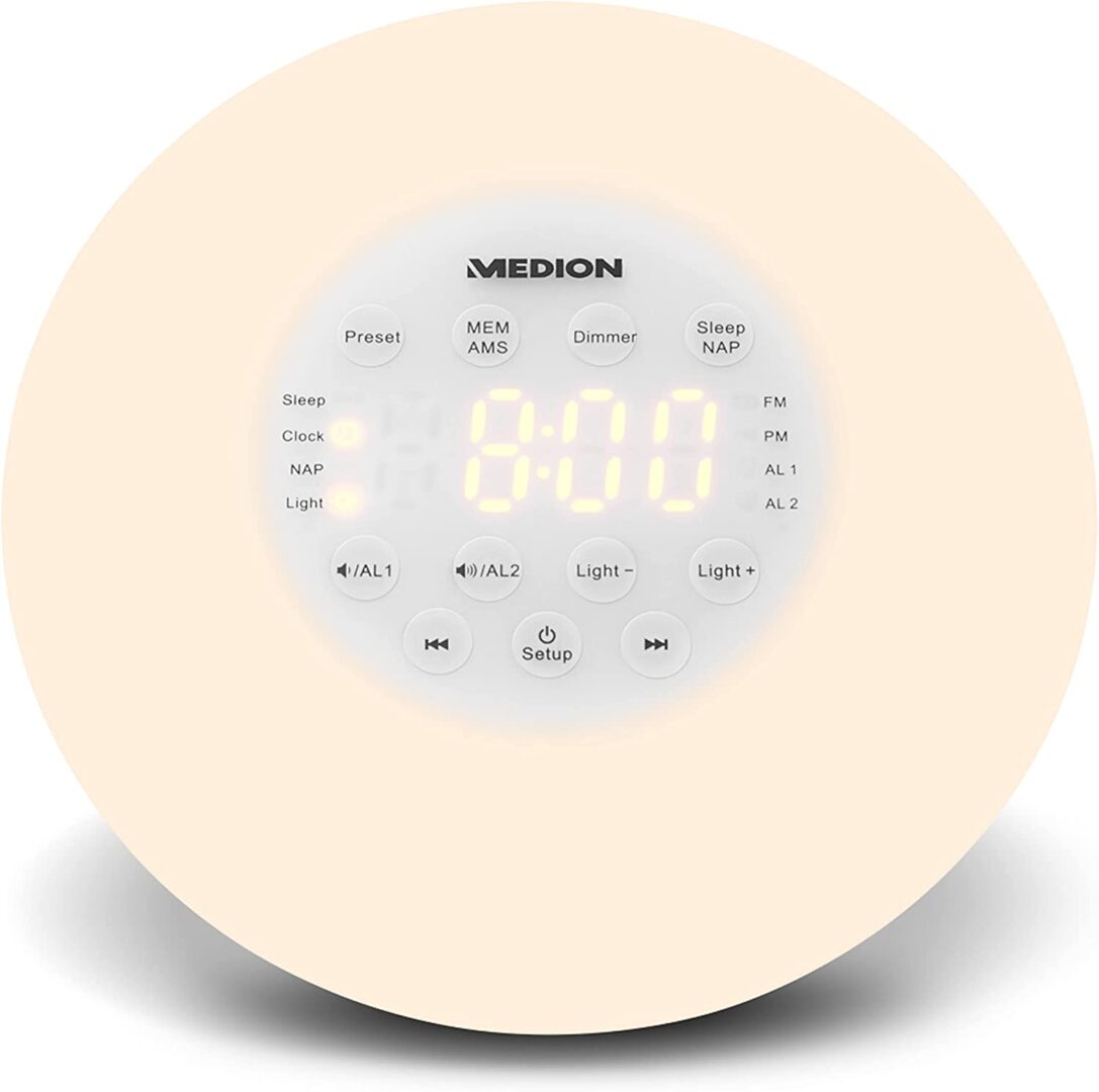 MEDION P66080 Šviečiantis Radijo Žadintuvas