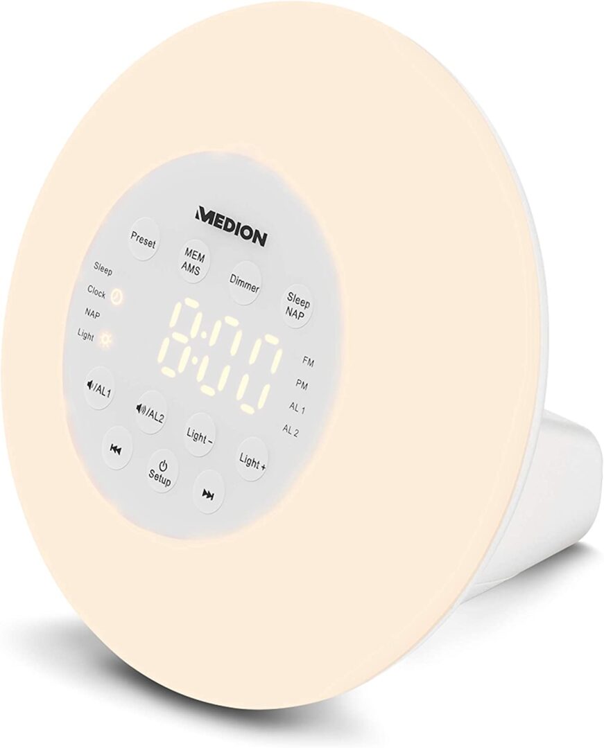 MEDION P66080 Šviečiantis Radijo Žadintuvas