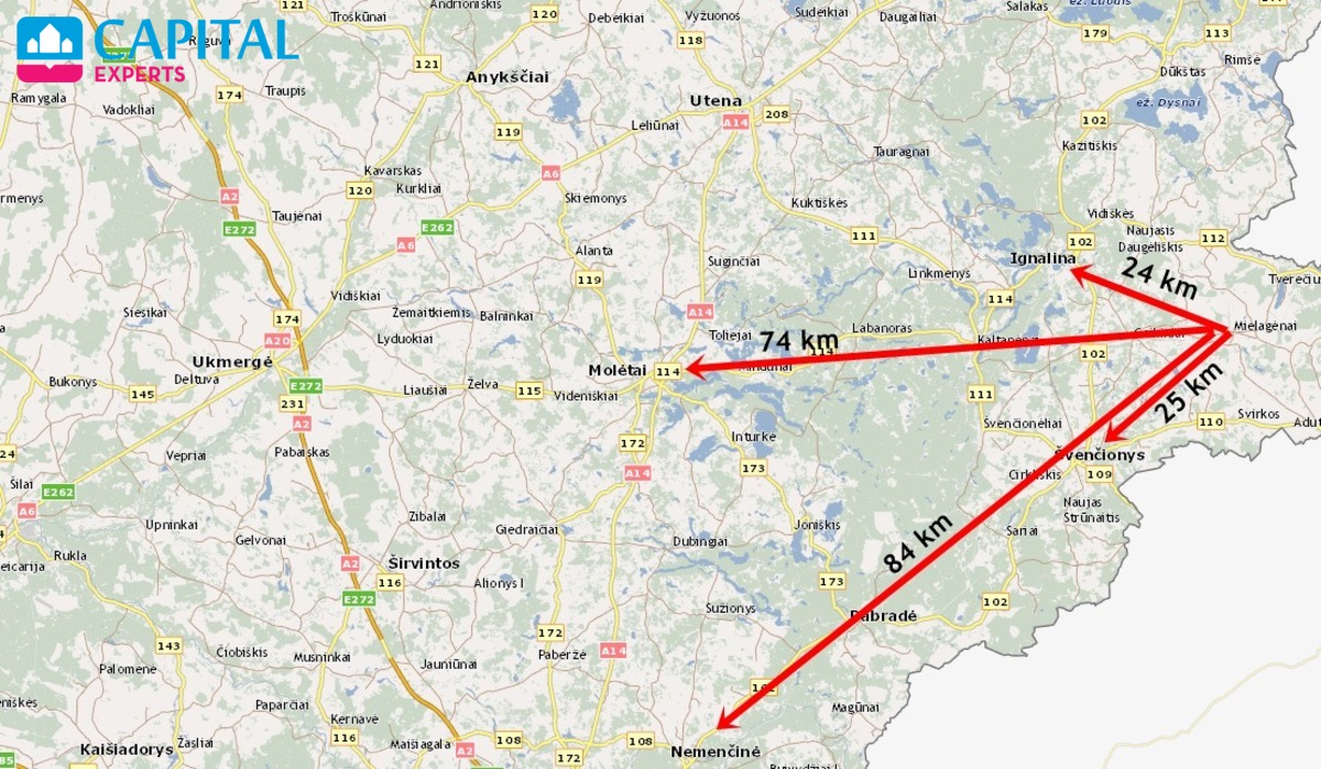 Parduodama tvarkinga sodyba Mielagėnų mstl., Ignalinos raj.