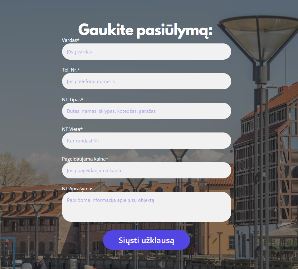 NEKILNOJAMOJO TURTO SUPIRKIMAS