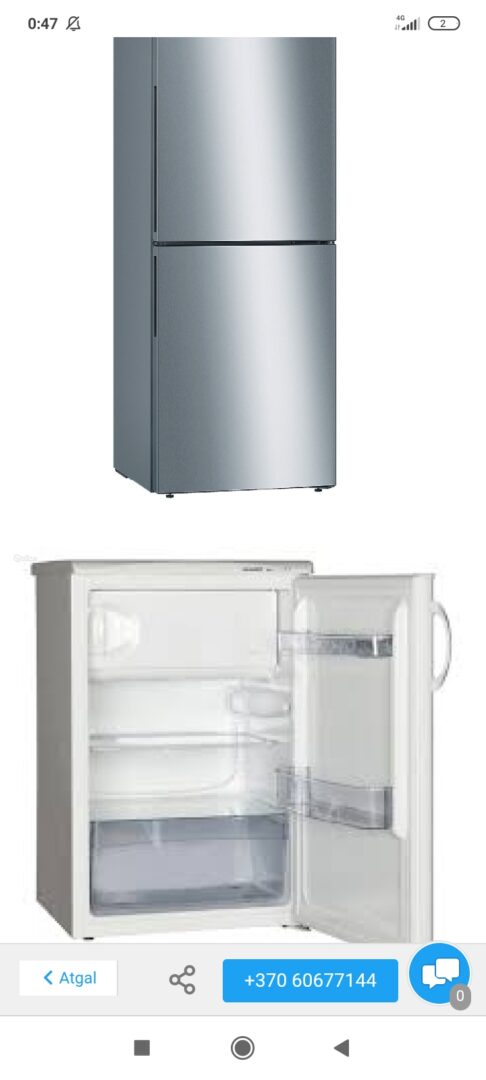 Daug Vokiškų šaldytuvų gerom kainom, Kaunas