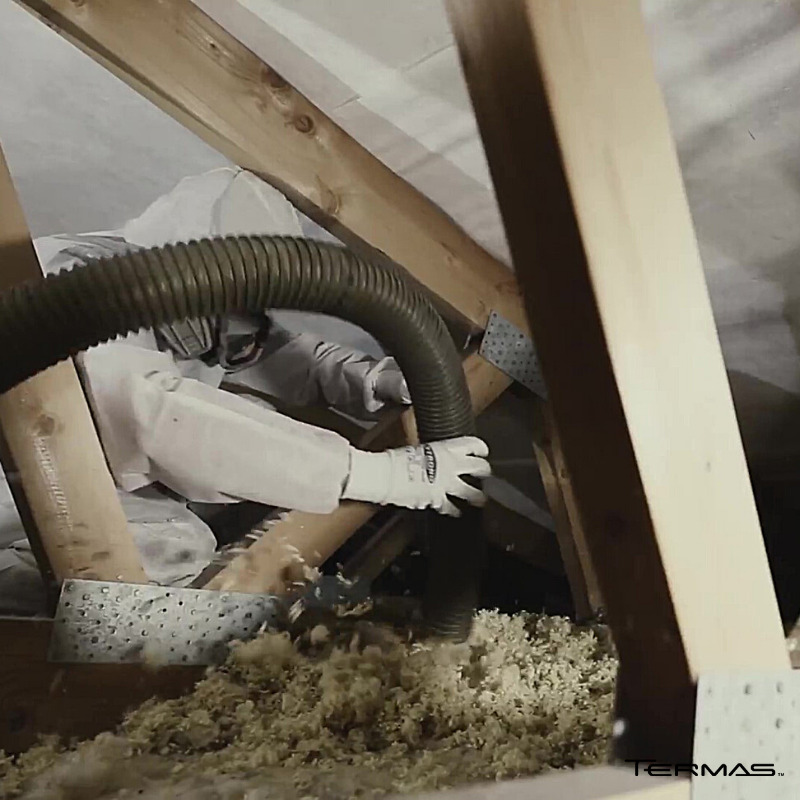 Šiltinimas purškiamomis biriomis vatomis