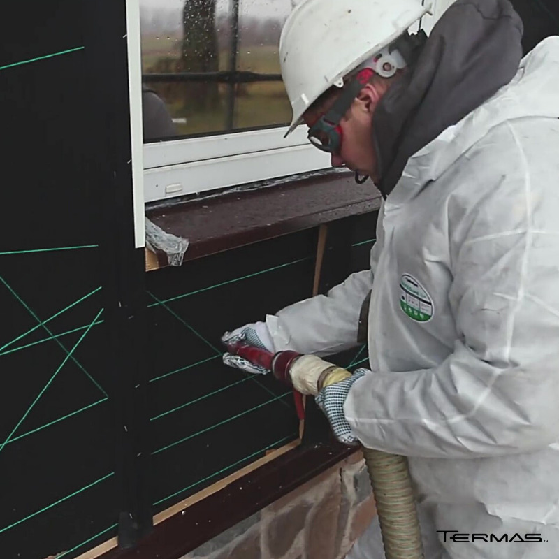 Šiltinimas purškiamomis biriomis vatomis