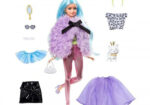 Lėlė „Barbie Extra” su rūbų ir aksesuarų rinkiniu.
