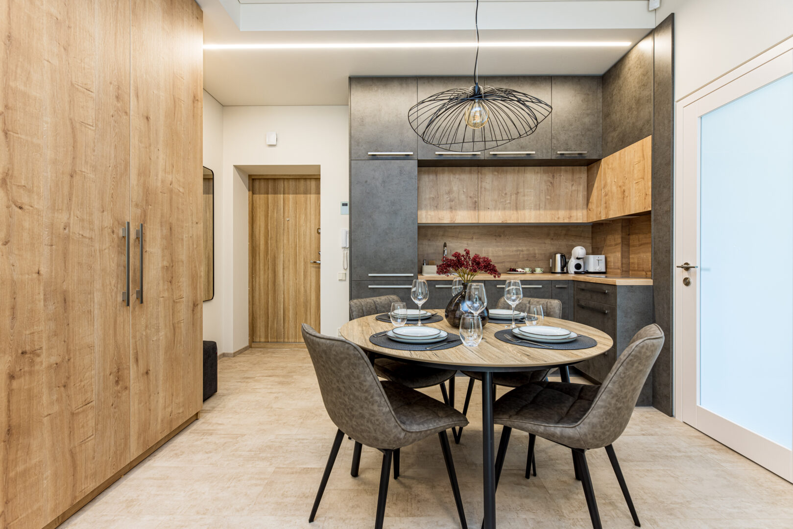 2 k. apartamentai su terasa prie jūros Palangoje