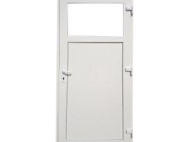 Naujos plastikinės lauko durys