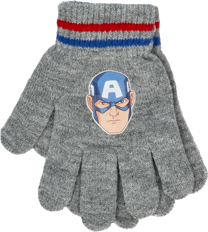 Avengers pilkos plonos pirštinės