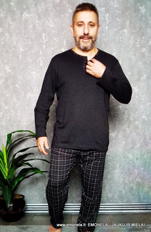 Pižama vyriška NEDAS, ilga, 2 dalių