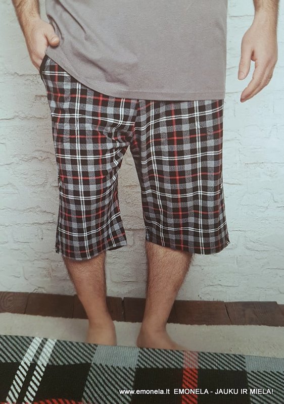 Pižama vyriška GUSTAS, trumpa, 2 dalių