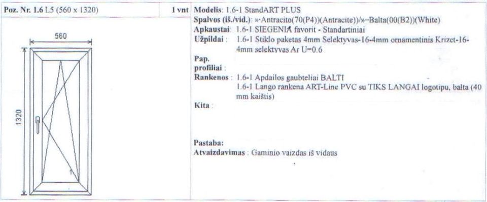 Nauji langai ir durys už pusę kainos